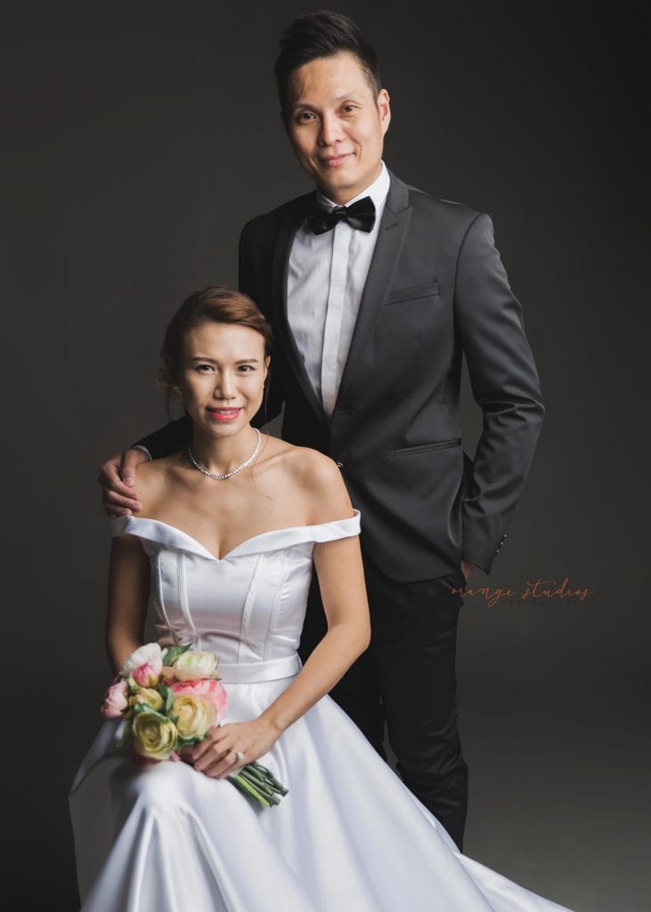 korean style family portraits in singapore studio