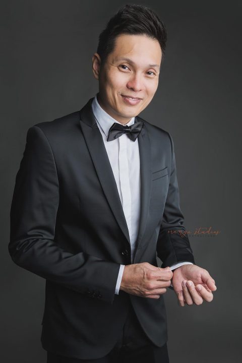 korean style family portraits in singapore studio