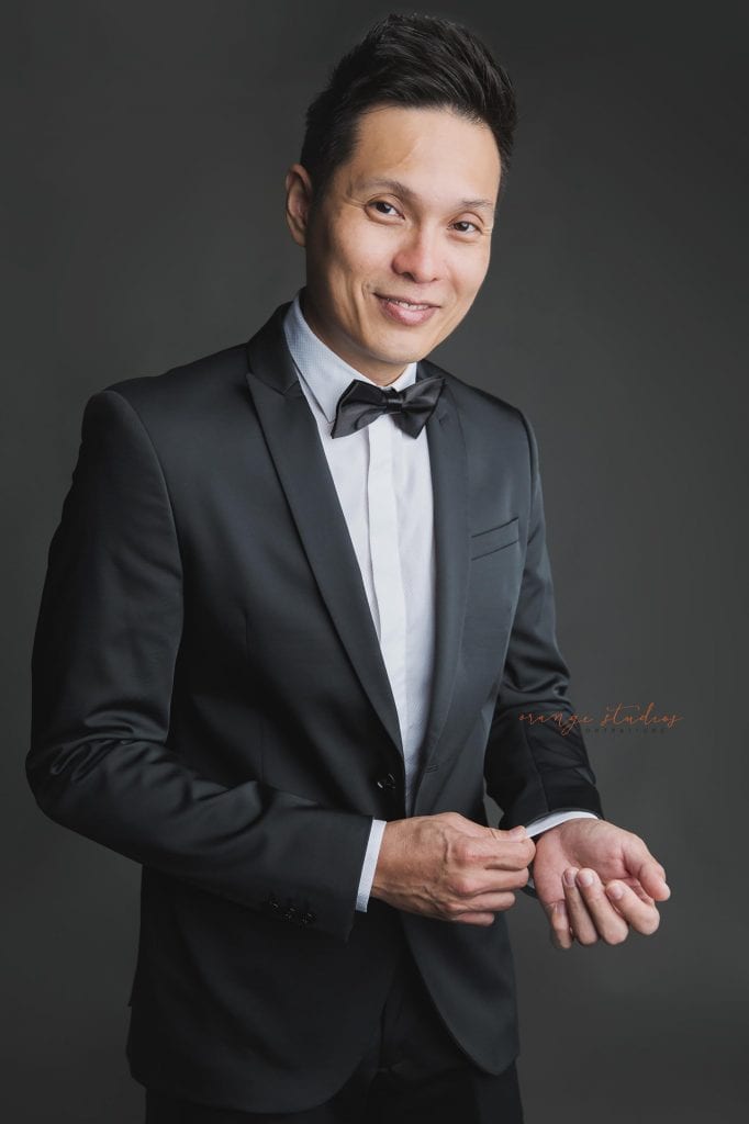 korean style family portraits in singapore studio