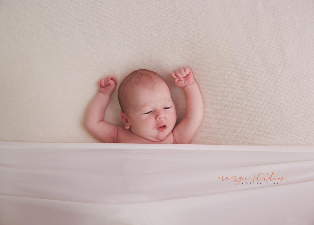 11 days old baby boy newborn portraits in singapore studio