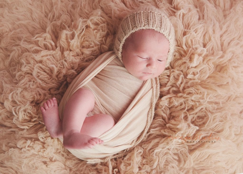 11 days old baby boy newborn portraits in singapore studio