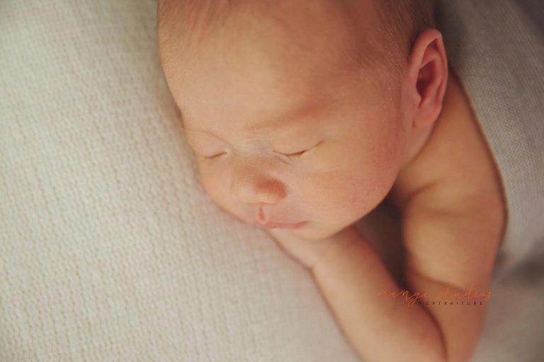 14 days old baby boy natural newborn portraits in singapore studio