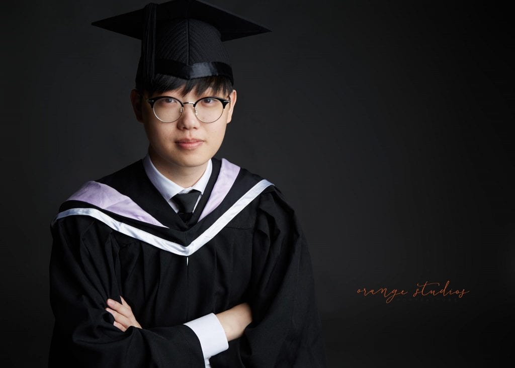 natural and fun graduation portraits in singapore studio