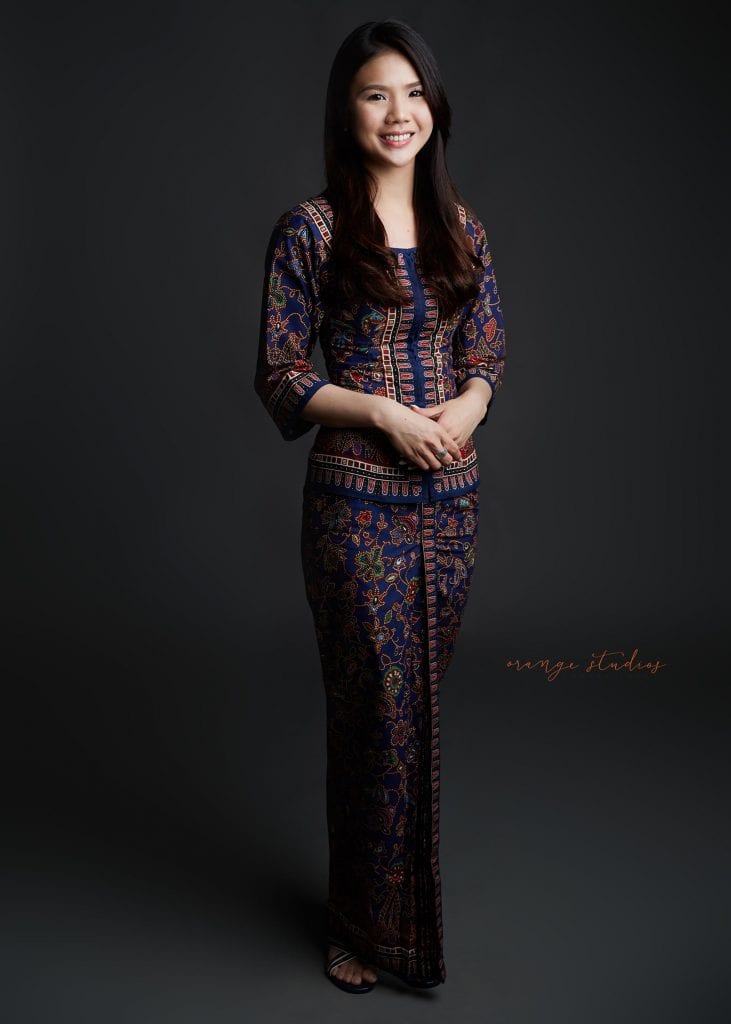 singapore airlines air stewardess sia sq girl portrait in singapore studio