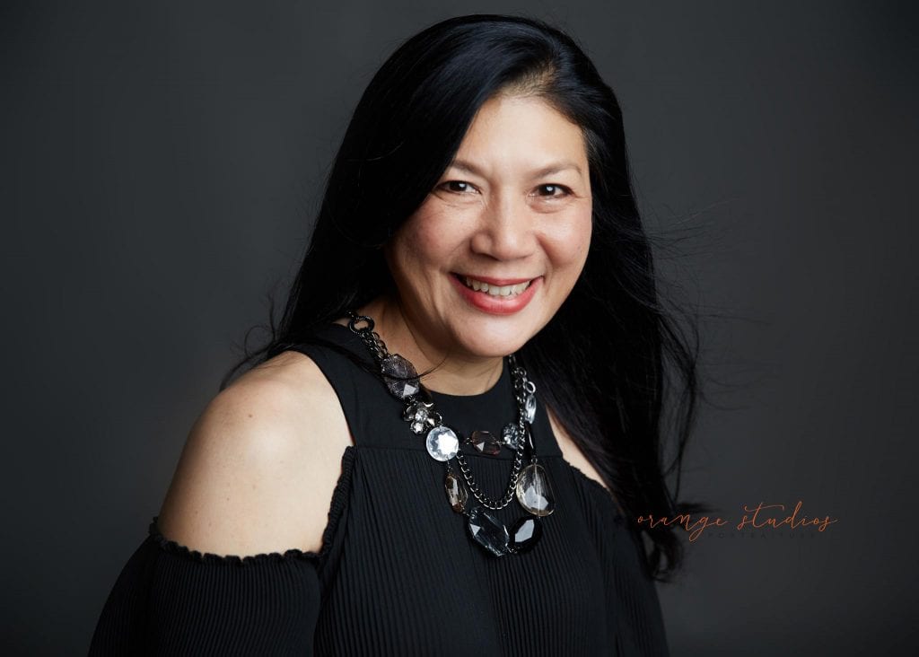 individual glamour portrait in singapore studio