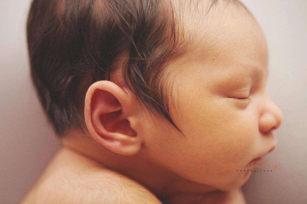 10 days old baby boy natural and clean newborn portraits in singapore studio
