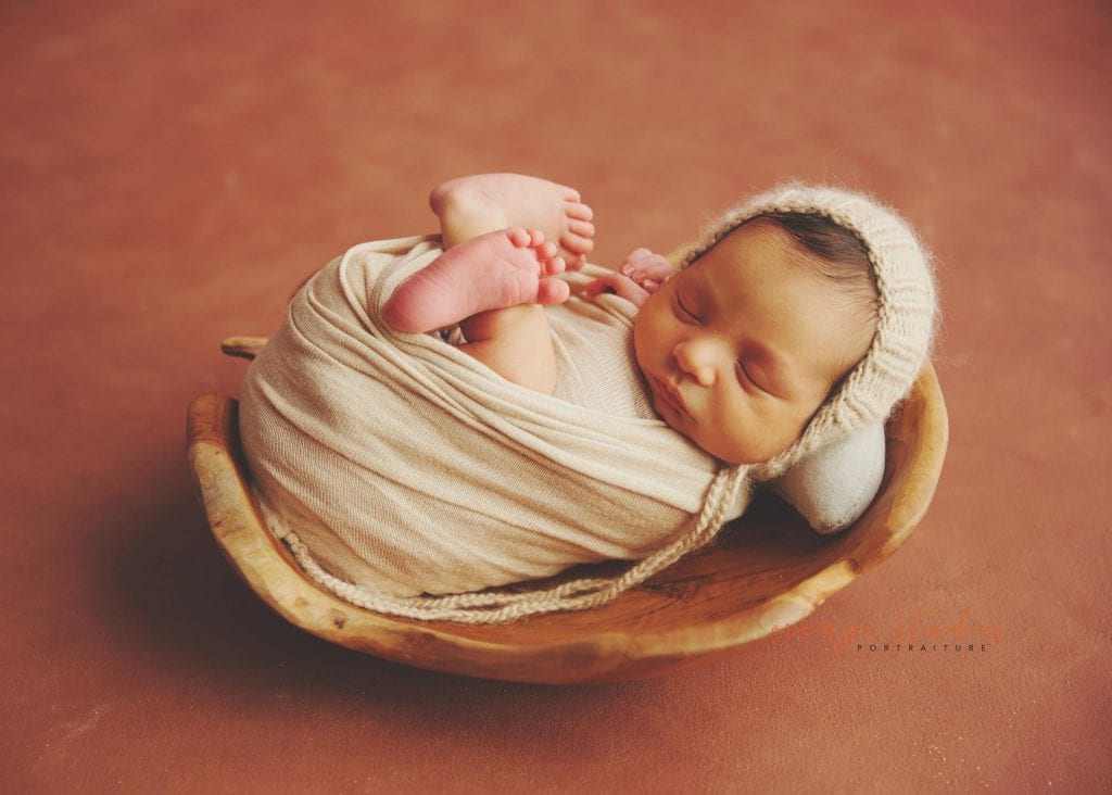 10 days old baby boy natural and clean newborn portraits in singapore studio