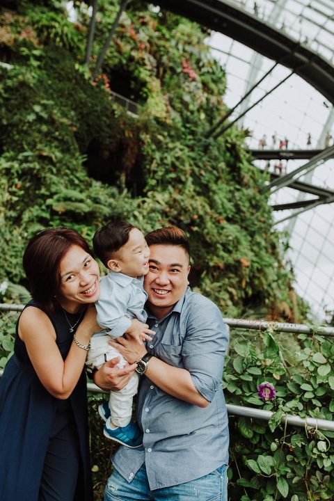 family portraits in singapore gardens by the bay