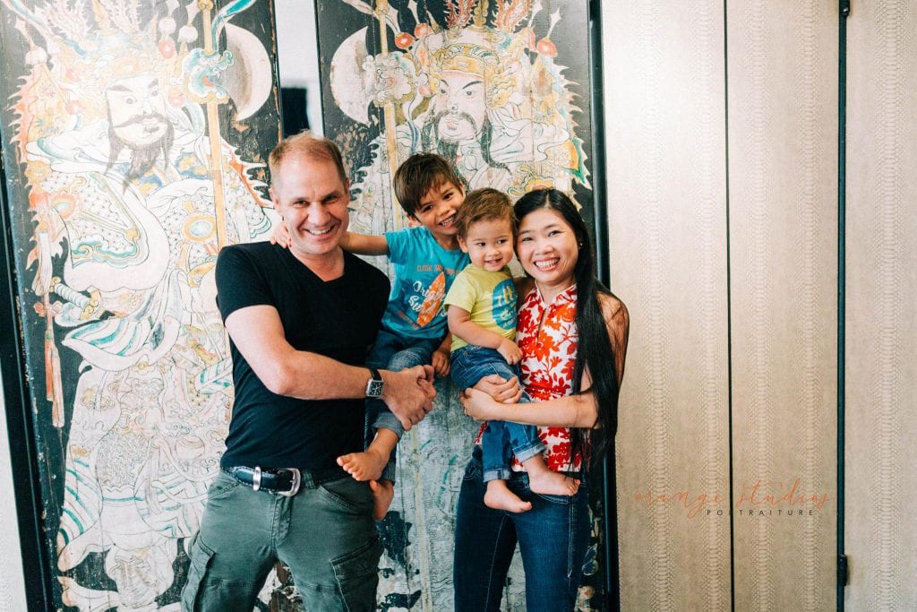 lifestyle family portraits at home in singapore