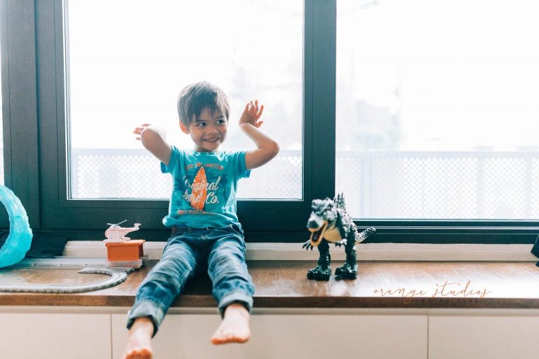 lifestyle kids portraits at home in singapore