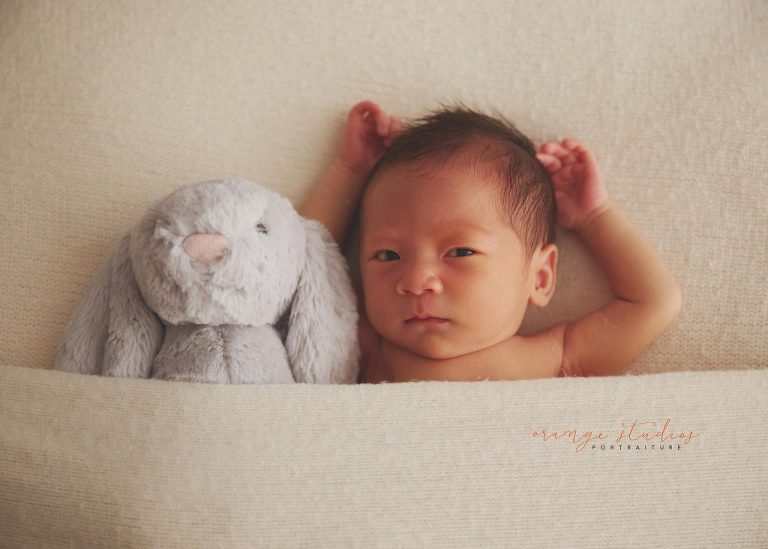 7 days old baby boy newborn portraits in singapore home