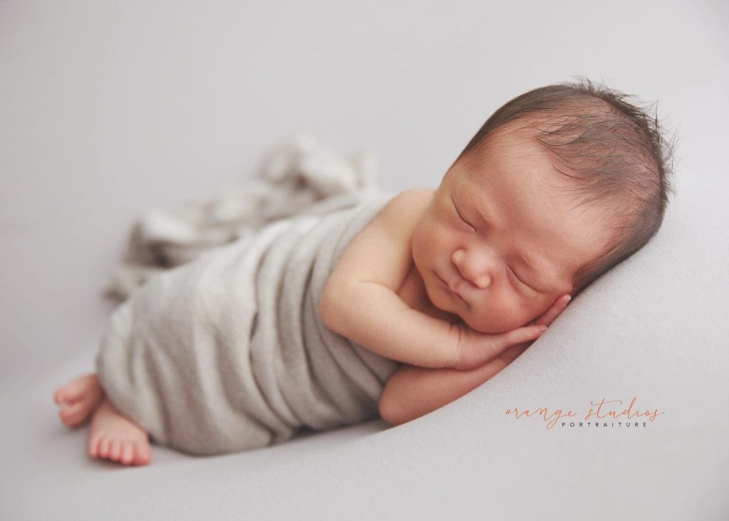 7 days old baby boy newborn portraits in singapore home