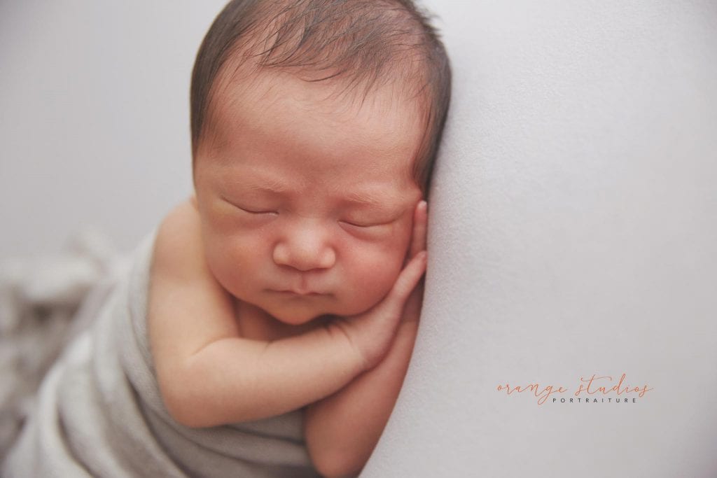 7 days old baby boy newborn portraits in singapore home