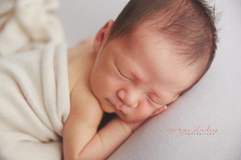 7 days old baby boy newborn portraits in singapore home