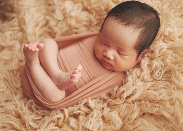 13 days old baby boy newborn portraits in singapore studio