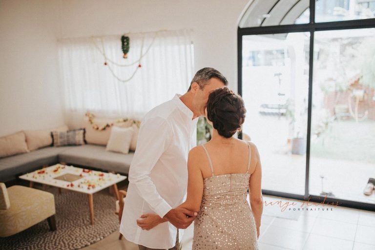 intimate solemnisation ceremony at home in singapore