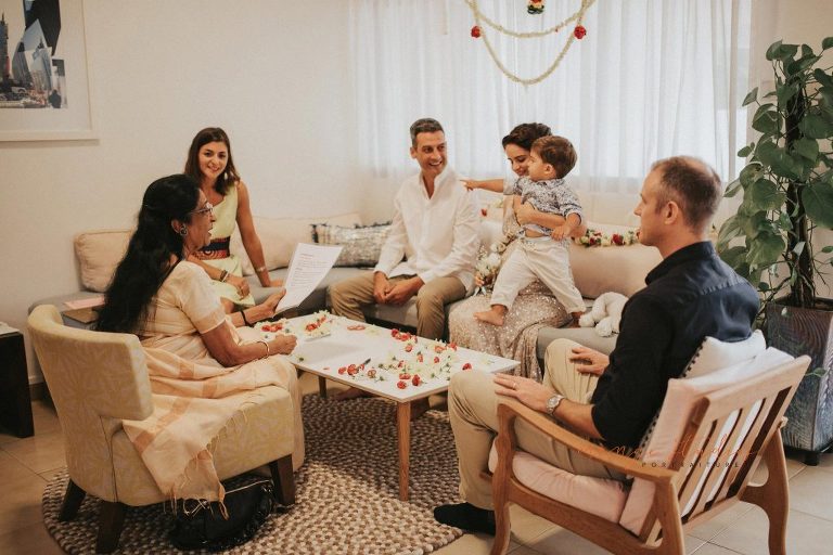 intimate solemnisation ceremony at home in singapore