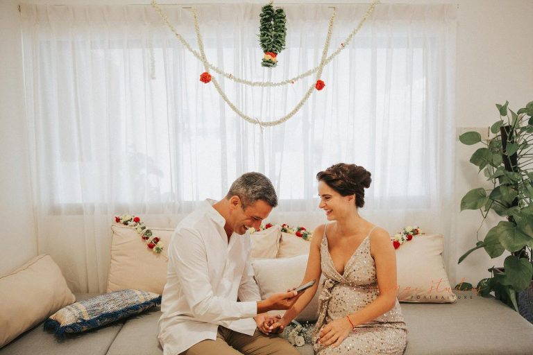 intimate solemnisation ceremony at home in singapore