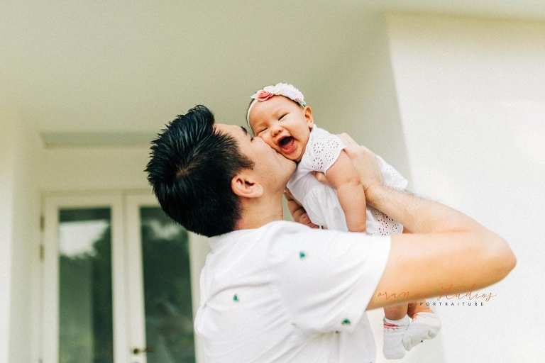 dad and baby family portraits at wheeler's estate singapore