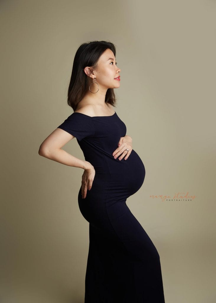 maternity portraits in singapore studio
