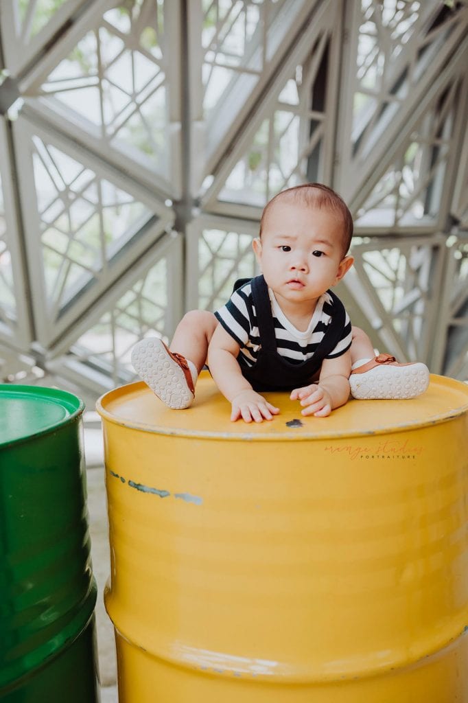 adorable 1 year old baby boy outdoor portraits