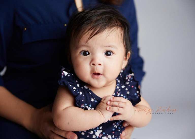 adorable baby girl portraits in singapore studio