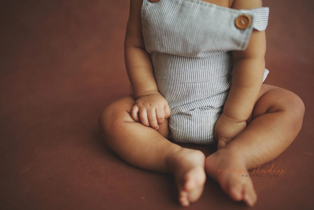 6 months old baby portraits in singapore natural light studio