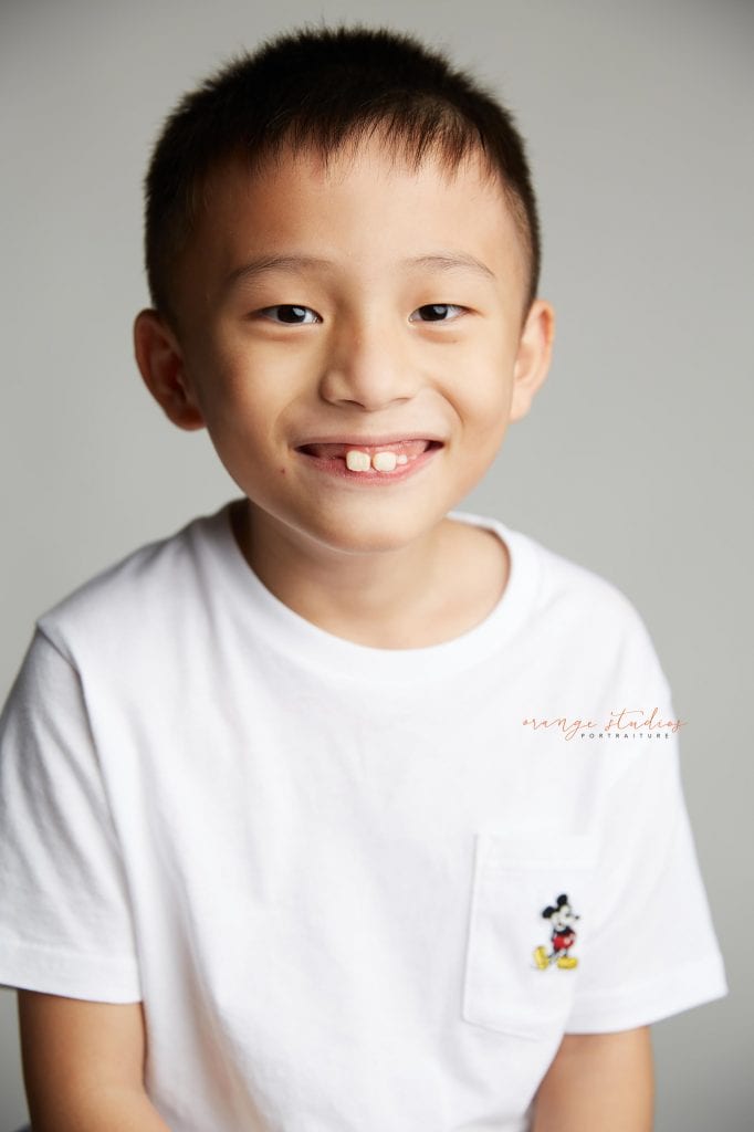 boy kids portraits in singapore studio