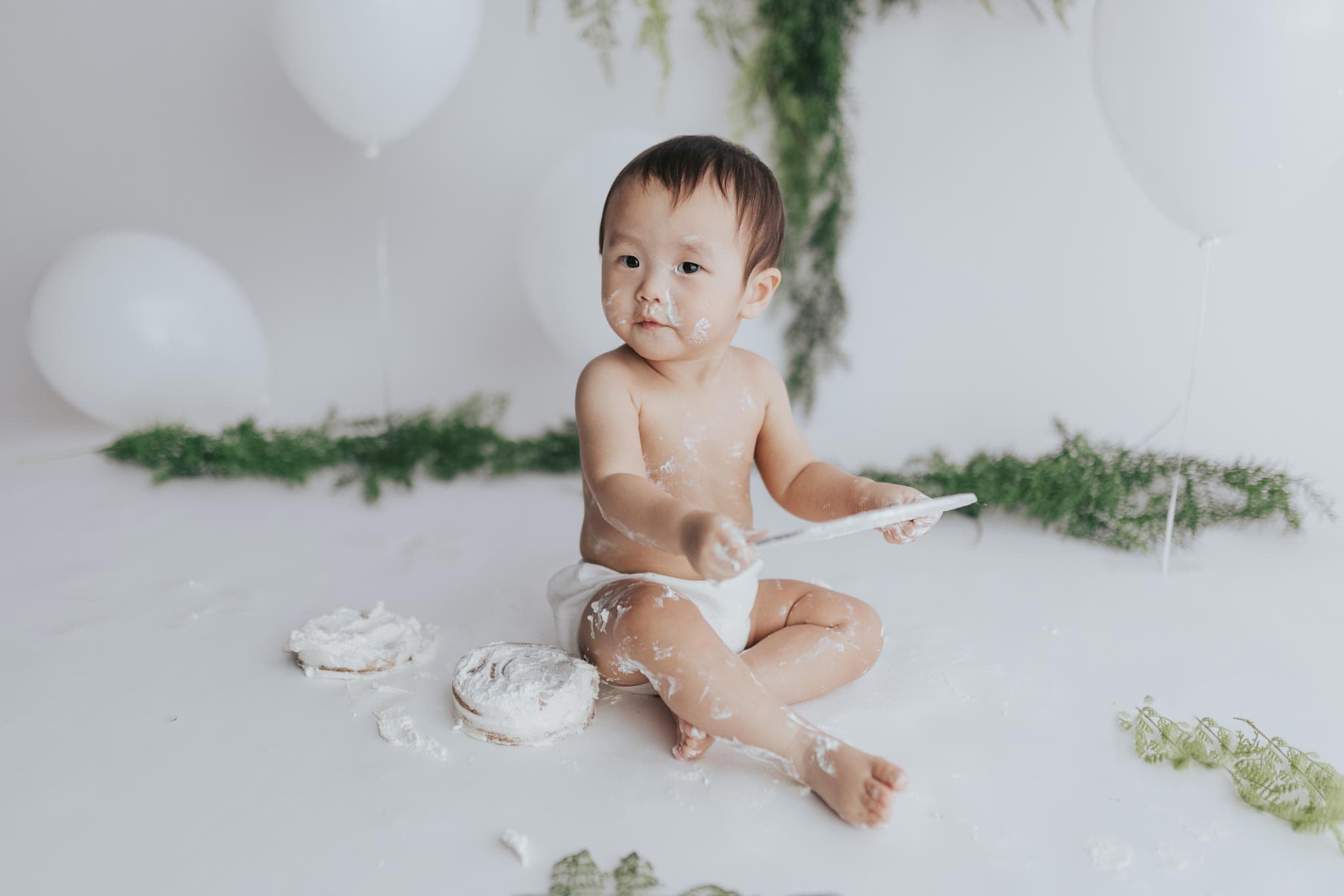 Cake smash at Orange Studios Singapore